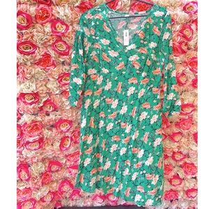 NWT- Old Navy Maternity Green Floral Dress- SP size